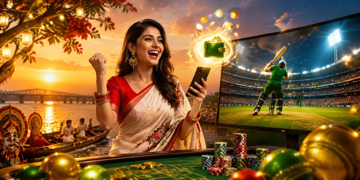 Cricket betting analysis scene in Rajshahi during Pohela Boishakh